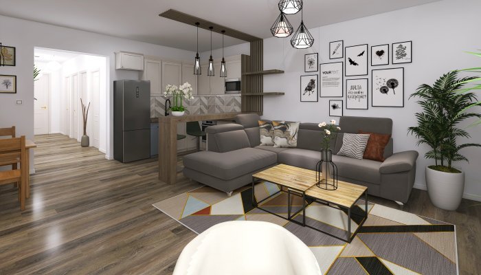 Felújítandó lakás - utána