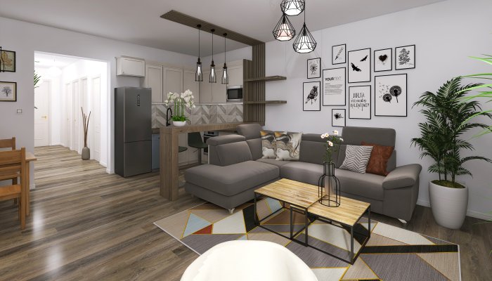 Felújítandó lakás - utána